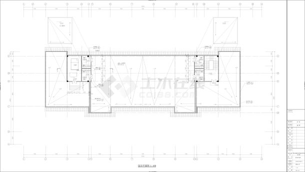 职业技术学院6层综合楼建筑设计施工图-图一