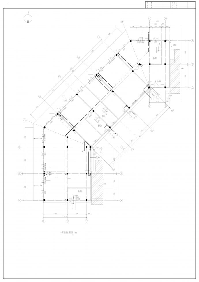 金色界城续建项目79号楼给排水施工图设计_图1