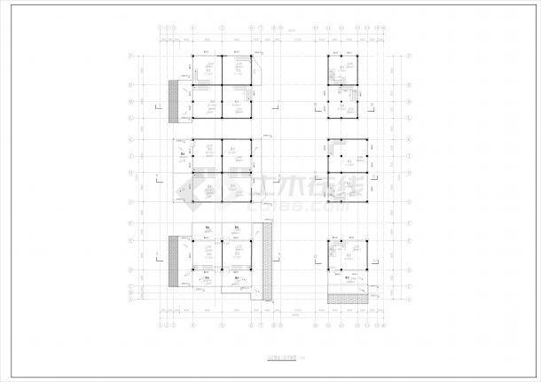 新中式风格商业区建筑CAD施工图-图一