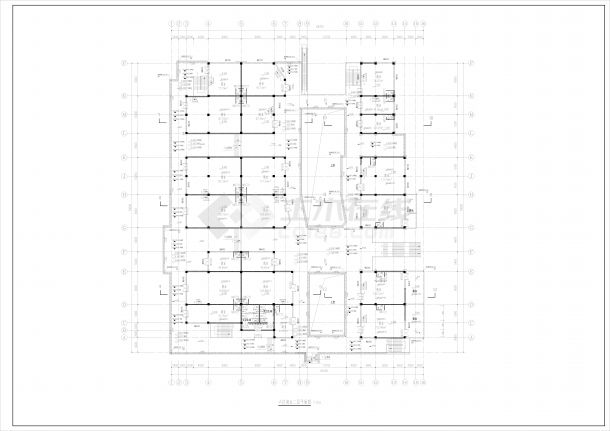 新中式风格商业区建筑CAD施工图-图二