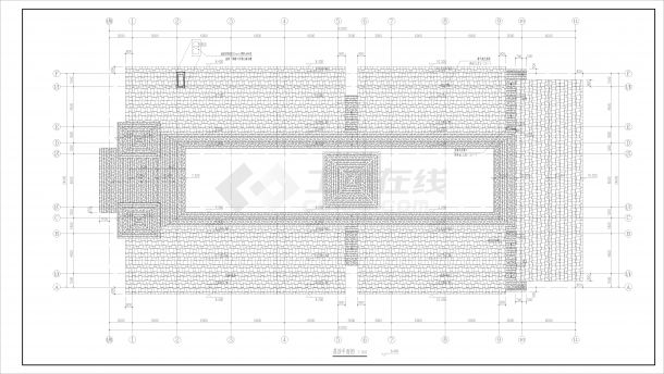 新中式风格四合院整套建筑CAD施工图-图一