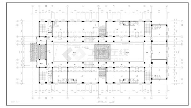 新中式风格四合院整套建筑CAD施工图-图二