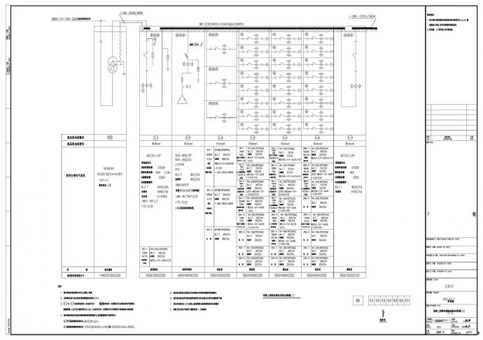 主站屋变配电所低压配电系统CAD图.dwg_图1