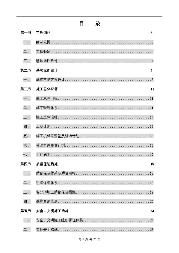 [北京]住宅土方工程施工方案-图一