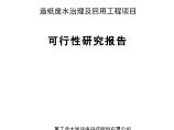 某纸业有限公司造纸废水治理及回用工程项目可行性研究报告图片1