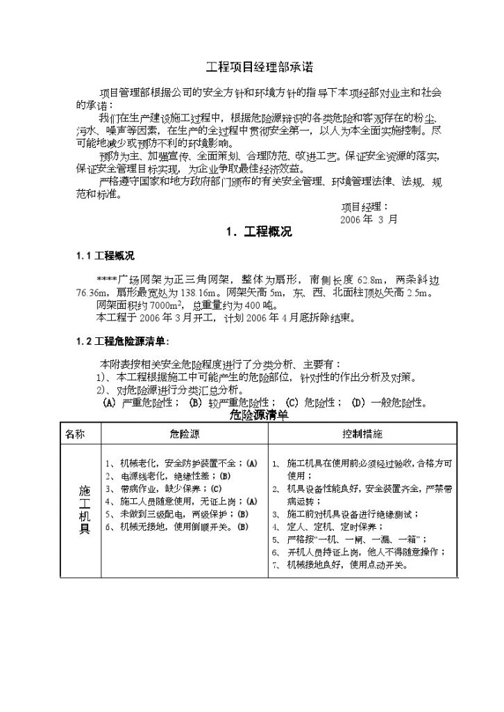 上海某网架拆除工程安全管理方案-图二