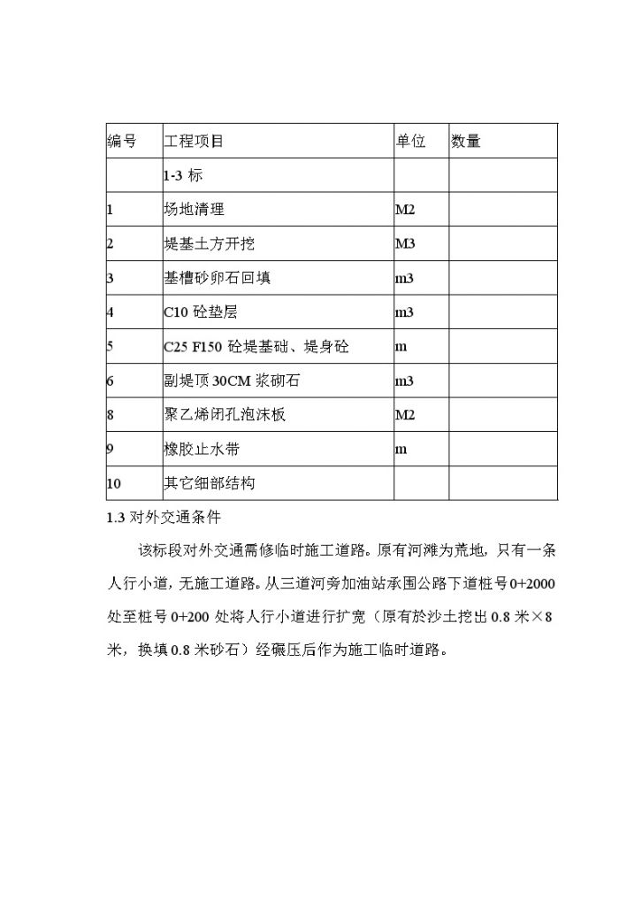 承德市某防洪堤工程施工组织设 计-图二