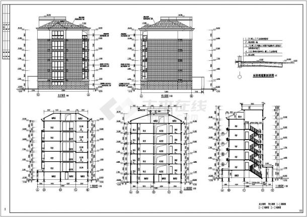 界集镇金色界城33号楼给排水专业设计施工图-图二