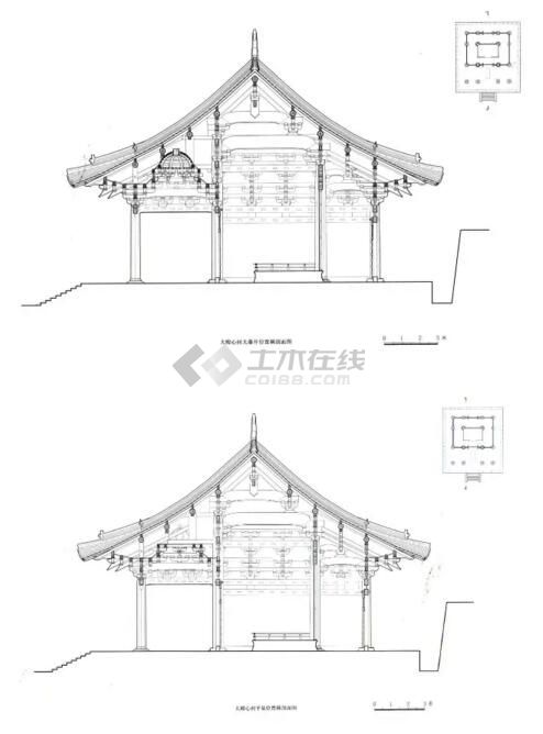 图纸资料】江南最古老,保存完整的木构建筑——宁波保国寺大殿