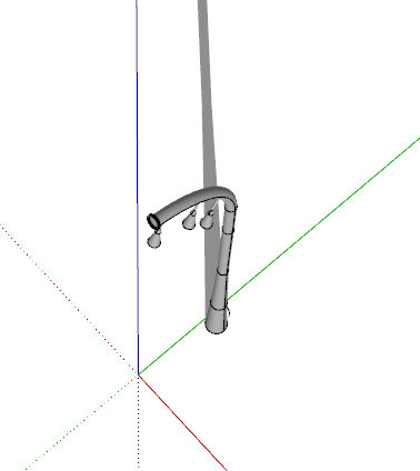 庭院后花园景观灯具su模型-图二