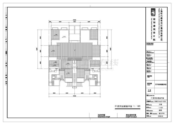 某民宿别墅施工建筑图-图一