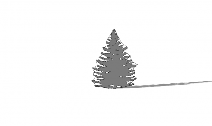 独特矮树景观植物小品su模型su模型_图1