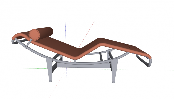 医疗手术躺椅su模型_图1