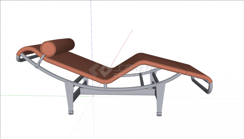 医疗手术躺椅su模型-图一