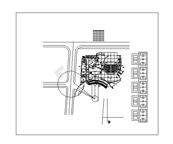 某工业学院平面建筑图-图一