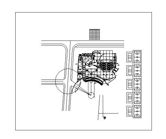 某工业学院平面建筑图