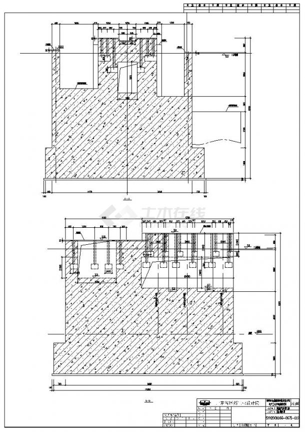氮氢气压缩工段压缩厂房结构图-图二