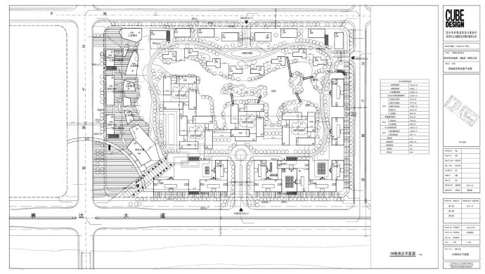 某某产业园-3-03-5地块总平面图CAD图_图1