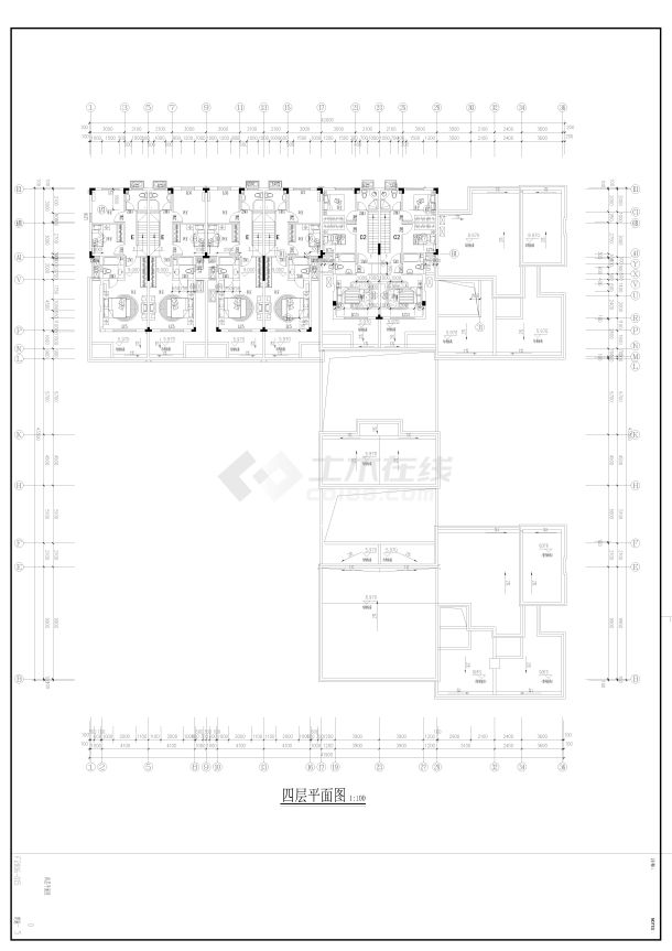 ABCDE合院联排(10户),围合型低层联排户型，营造合院品质-图一