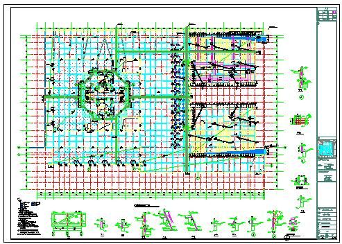 地下室顶板结构及板配筋平面图GS-19(修1).dwg-图一