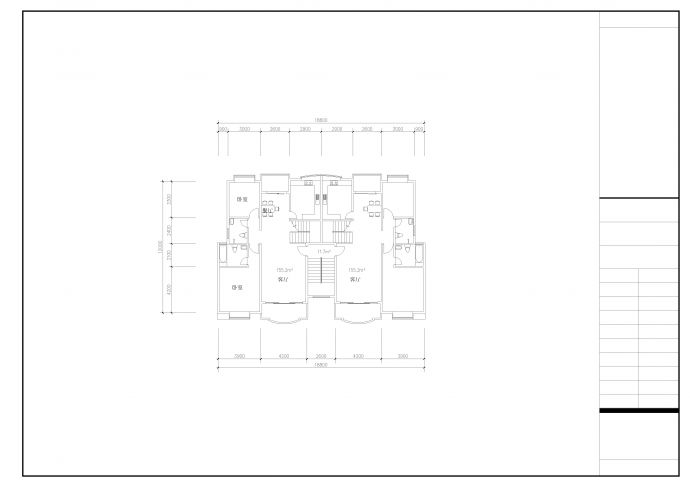 别墅12种图纸设计户型平面_图1