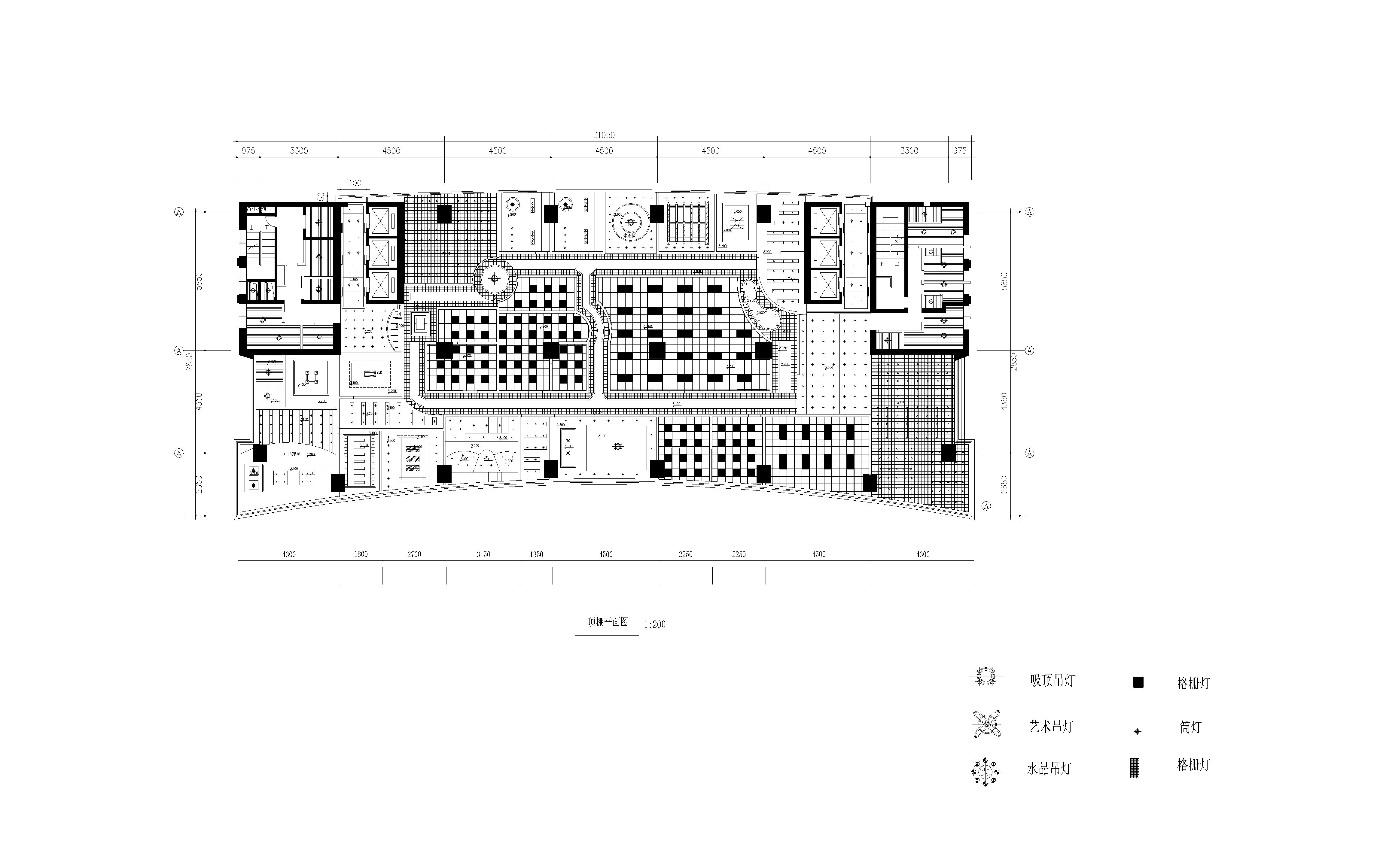 CAD设计办公空间装修总图