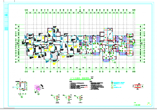 某地西宁24层住宅CAD图纸-图二