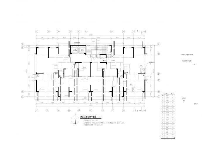 东江高层住宅安置房（带人防地下室）-- 给排水_图1