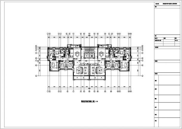 天津标准居民住宅设计CAD大样构造节点图-图一