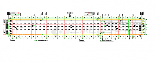 某地某地铁车站主体结构设计图CAD图纸-图二