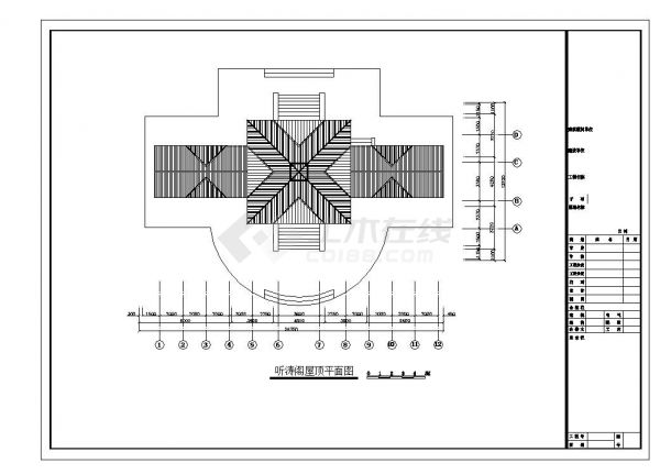 浙江城市综合广场景观设计CAD施工图（知名设计院）-图一