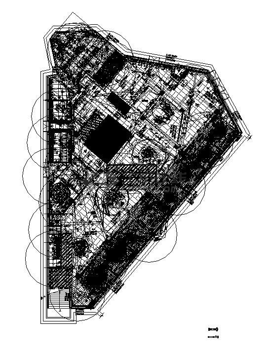 北京某科某某销售中心平面布置图-图二