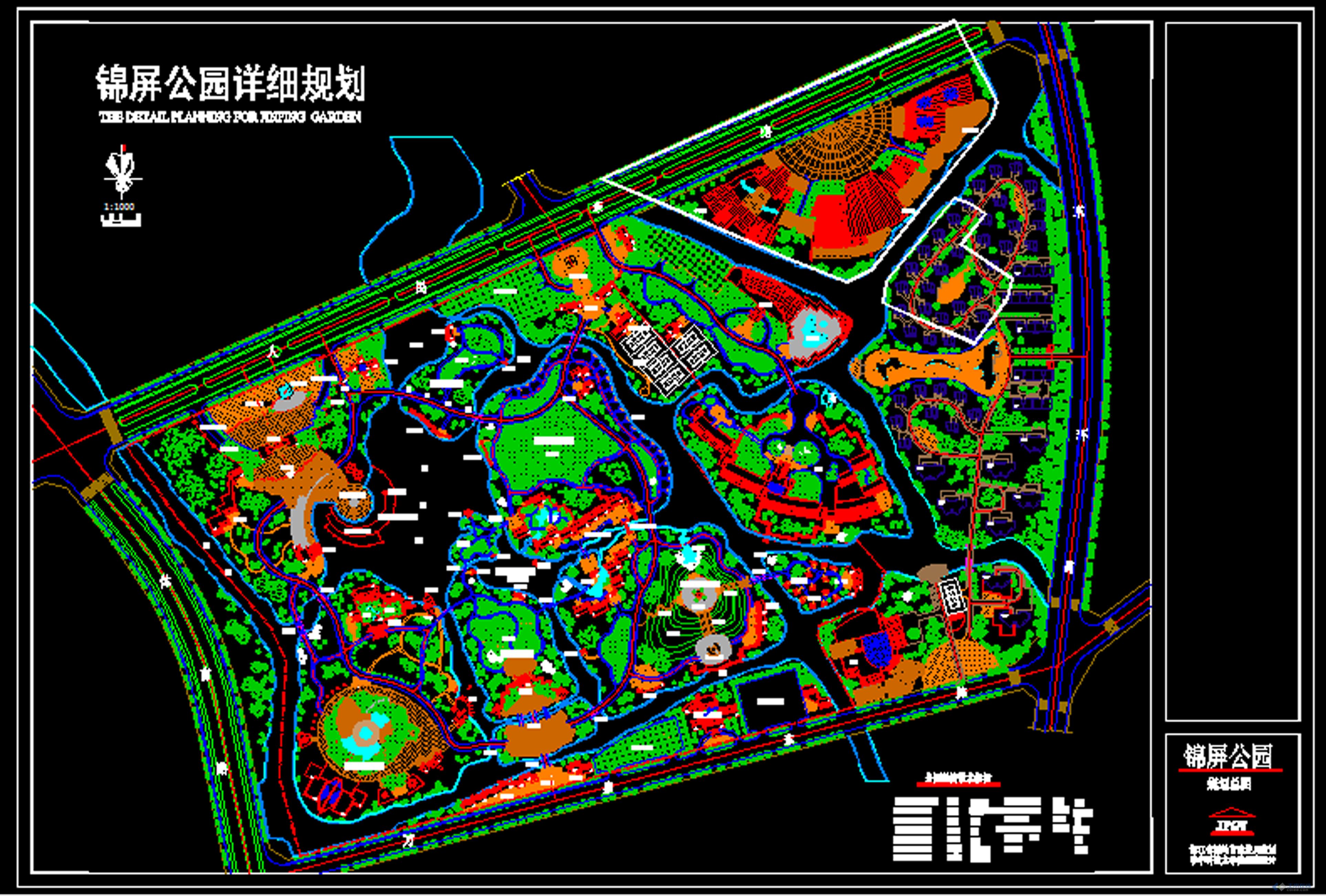 锦屏公园地图图片