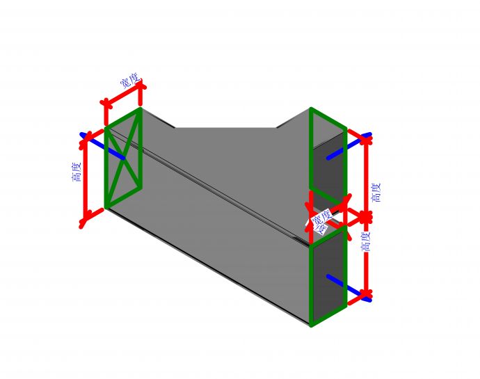 槽式电缆桥架垂直等径三通_图1