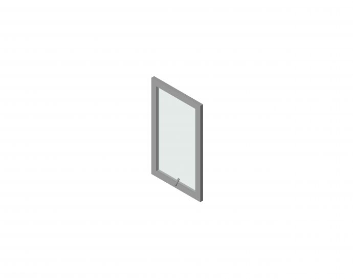 窗嵌板_50-70 系列上悬铝窗_图1