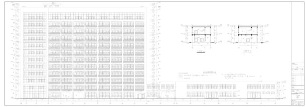 中学12层综合教学楼建筑结构设计施工图-图二