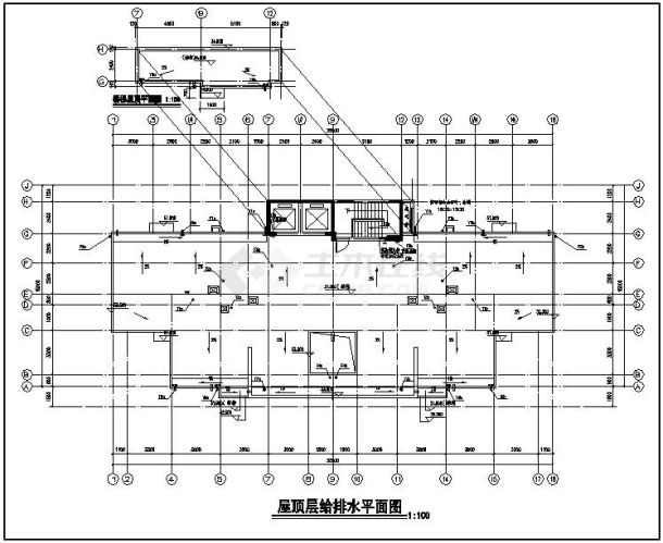 二类公建及一类住宅给排水消防施工图-图一