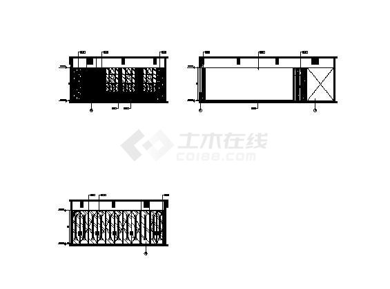 眉山仁寿店餐厅CAD立面图-图二