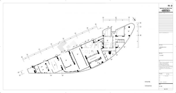 天津融创鞍山道项目售楼处 平面R28（海贝学堂.工法展示区）装饰施工CAD图-图一