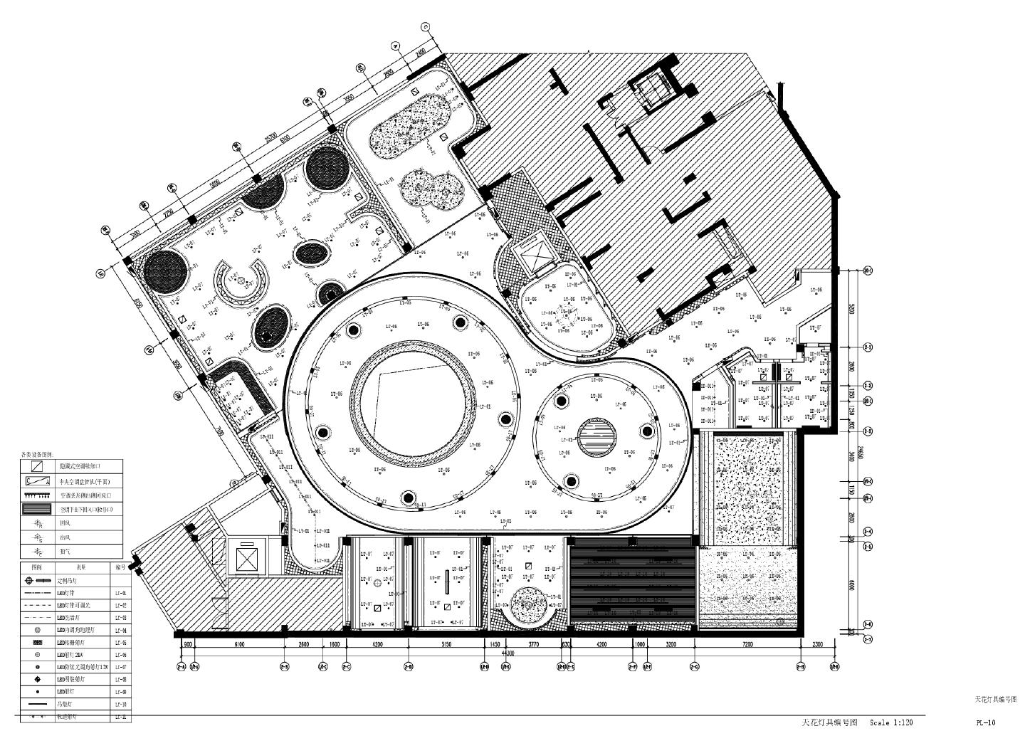 厦门某会所-总平面设计施工CAD图