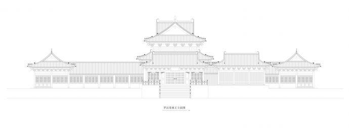 中式古建罗汉堂建筑全套施工图_图1