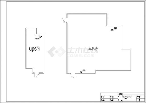 南通机房消防灭火设计详细建筑施工图-图二