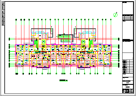 某高层住宅建筑防排烟系统设计施工CAD图-图二