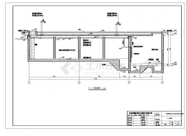 山西省水泵房电气结构布置CAD参考详图-图二