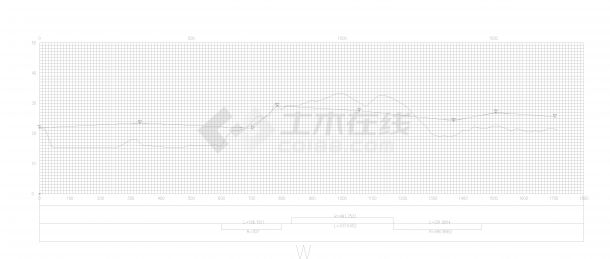 某地道路平面绿化CAD施工图-图二