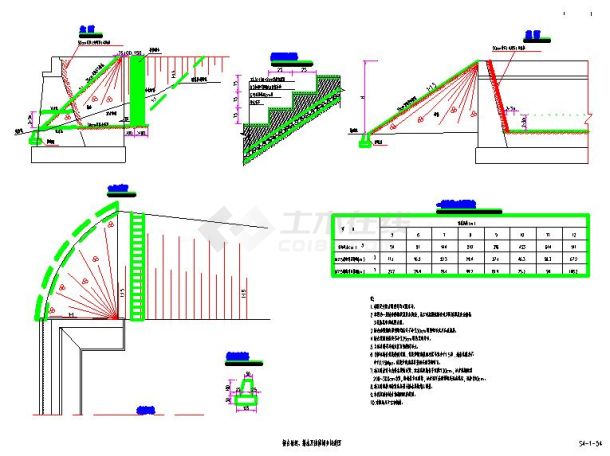 1-54 桥台锥坡及台背排水构造图.dwg-图一