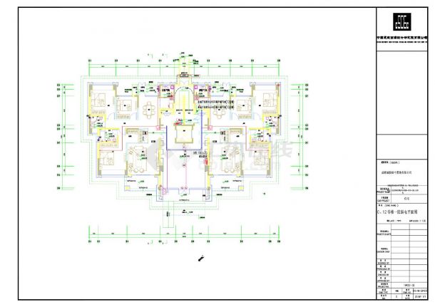 电气-住宅设计图.dwg-图一