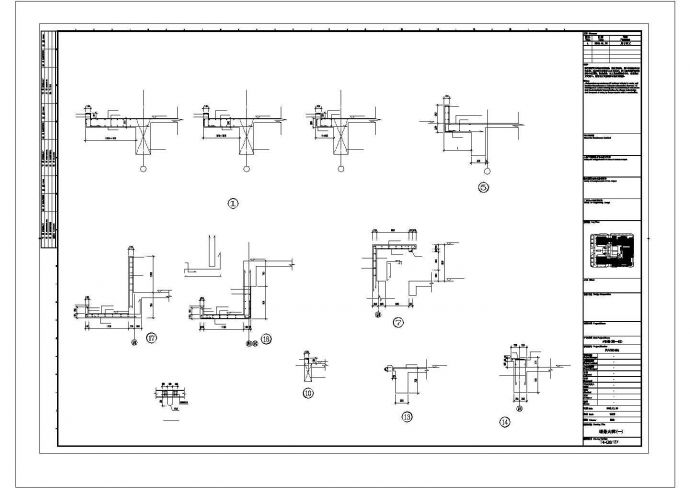 某钢结构住宅墙身节点构造详图_图1