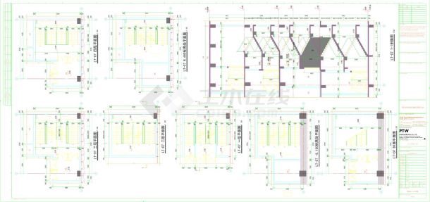 红土创新广场-建施-楼梯详图CAD图-图一