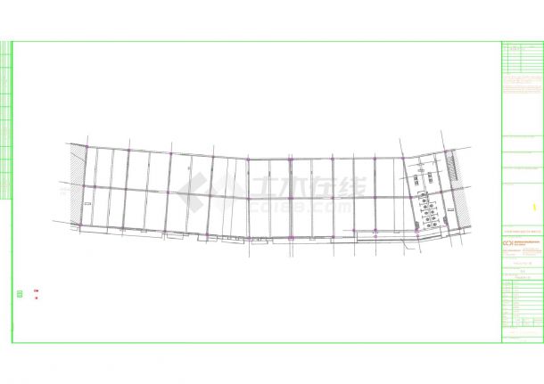 中信水岸城六期 商业B区（一）二层自动喷淋平面图 CAD图-图一